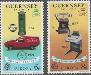 Guernsey #SG189-SG190 MNH 1979 Europa CEPT Communications [189-190] - Picture 1 of 1