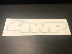 4WP 4 Wheel Parts Decal 8X2 GREEN - Picture 1 of 1