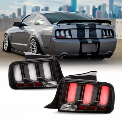 Barra de luz blanca luces traseras LED carcasa negra para Ford Mustang 2005-2009 NUEVO Foto 1 de 4
