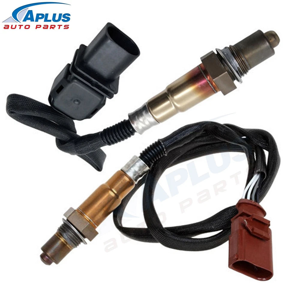 Sensor de oxígeno aguas arriba y aguas abajo 2 piezas para Audi TT Quattro Base 2008-2009 3,2 L Foto 1 de 4