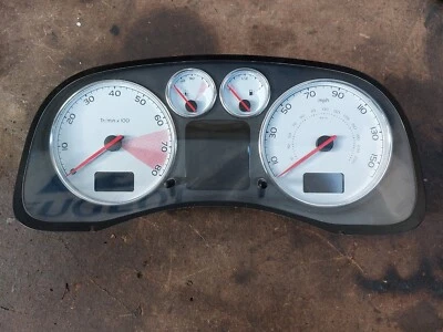 RELOJES PEUGEOT 307 GASOLINA 2.0 16V SPEEDO CABEZAL/INSTRUMENTO PANEL 9651300180 Foto 1 de 2