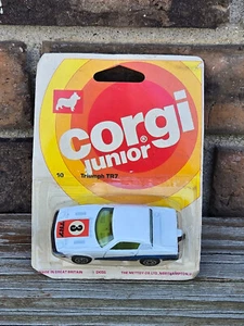 Vintage Corgi Junior New on Card Triumph TR7 Made in England - Picture 1 of 10