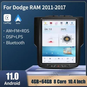 10.4" For Dodge Ram 1500 2500 Series Car Gps Navigation Host Radio System 4+64g - Picture 1 of 12