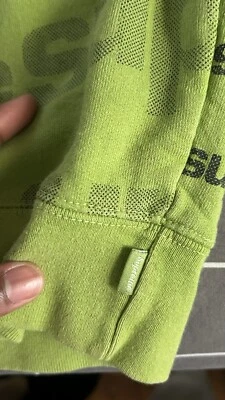 Sudadera Supreme verde lima (ligera rasgadura en la manga) Foto 1 de 3