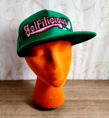 Raro Tyler The Creator Golfilicious Golf Wang SnapBack Gorra Gorra Verde Rosa Foto 1 de 4