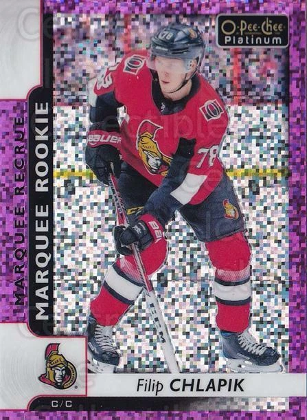 2017-18 O-Pee-Chee Platinum Violet Pixels #159 Filip Chlapik - Image 1 of 1