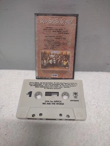 USA for Africa We Are the World Cassette Tape 1985 Michael Jackson Prince & More - Picture 1 of 8