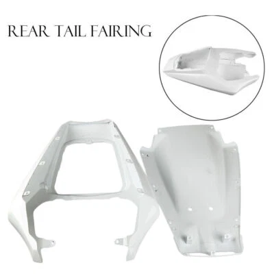 Rear Tail Fairing Bodywork Unpainted Motor Fit for YAMAHA YZF R6 2003-2005 White — 第 1/4 张图片