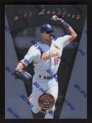 1997 Pinnacle Certified #13 Ray Lankford St. Louis Cardinals - Image 1 of 2