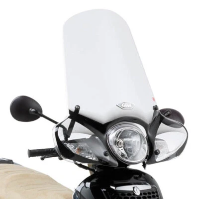 Givi solo Parabrezza Trasparente 53 x 70 per Aprilia Scarabeo 125-200 2006-2011 - Immagine 1 di 2