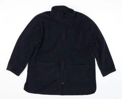 Sudadera para hombre azul acrílico con cremallera completa talla XL Foto 1 de 4