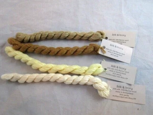 Brown Paper Packages Silk & Ivory 28.8 Yards  Lot of 4  NEW       G153 - Picture 1 of 2