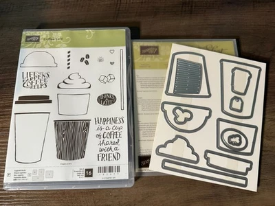 Juego de estampillas estampadas tazas de café y café Framelits paquete Foto 1 de 4