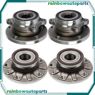 4X Wheel Hub Bearings FWD For 06-14 Volkswagen Beetle Golf GTI Rabbit Audi A3 — 第 1/4 张图片