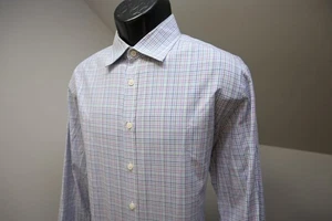 Charles Tyrwhitt Dress Shirt Slim Fit French Cuff Plaid Mens 17-36 Sz XL - Picture 1 of 10