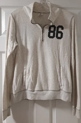 Victoria's Secret розовый любовь с белый 1/4 молнии толстовка 86 размер M - Изображение 1 из 4