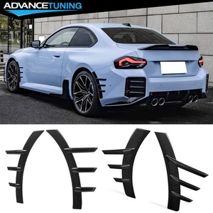 Fits 23-24 BMW G87 M2 Front Rear Arch Spats M Performance Style Dry Carbon Fiber - Picture 1 of 16