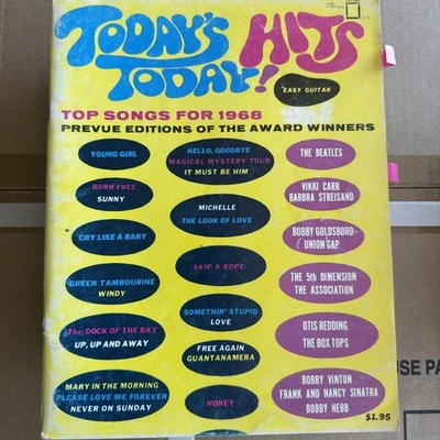 Todays Hits 1968 & Block Busters 1967 VTG Music Book Easy Guitar - Image 1 of 2