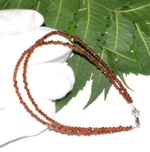 Axinite Gomed Gemstone Sterling Silver Bracelet 10" 2 Layer Wedding Gift For You - Picture 1 of 19
