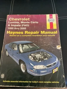 Haynes Repair Manual 24048 Chevrolet Lumina Monte Carlo & Impala FWD 1995 - 2005 - Bild 1 von 7