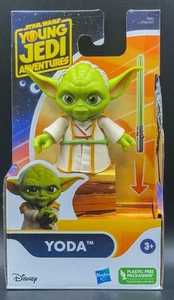 Disney Hasbro Star Wars Young Jedi Adventures Yoda 3" Modellino Giocattolo - Foto 1 di 2