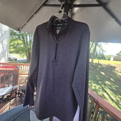 Tek Gear мужской длинным рукавом 1/4 молнии насмешливый шеи Active Wear размер большой новый ярлыки  - Изображение 1 из 4