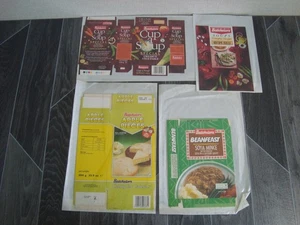 4 x 1995 Vintage Different Batchelors Empty Boxes/Packets   LOT E - Picture 1 of 1