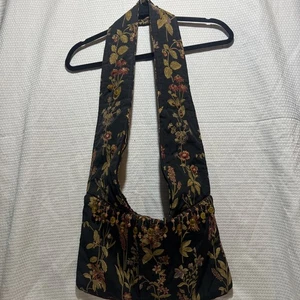 Borsa hippie a tracolla himalayana patchwork ricamata usata - Foto 1 di 10