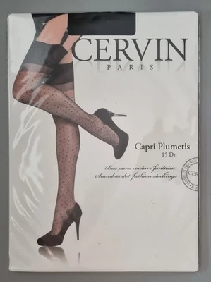 CERVIN RHT CAPRI PUMETIS Stockings Nylons T4 Noir - Bild 1 von 4
