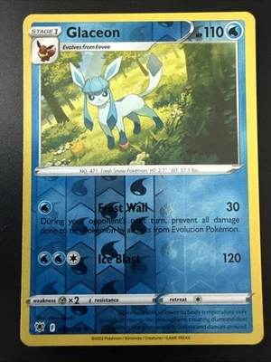 Glaceon 038/189 Swsh10: Astral Radiance Reverse Holo - Image 1 of 2