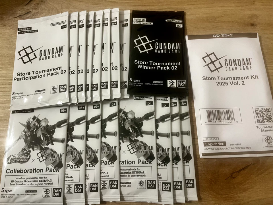 Gundam Trading Card Game - Store Tournament Kit KIT-02 ENGLISCH  - Bild 1 von 1
