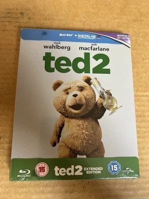 Ted 2 (2015) UK Reg Free Blu Ray Steelbook NEW & SEALED Mark Wahlberg - Image 1 of 4
