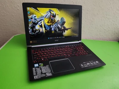 i7 Acer Nitro Gaming Laptop 16GB RAM 750GB Storage SSD And HDD - Image 1 of 4