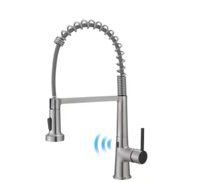 FAPULLY Rubinetto Cucina Touchless con Spruzzatore Estraibile, Sensore di Movimento Smart BN - Foto 1 di 8