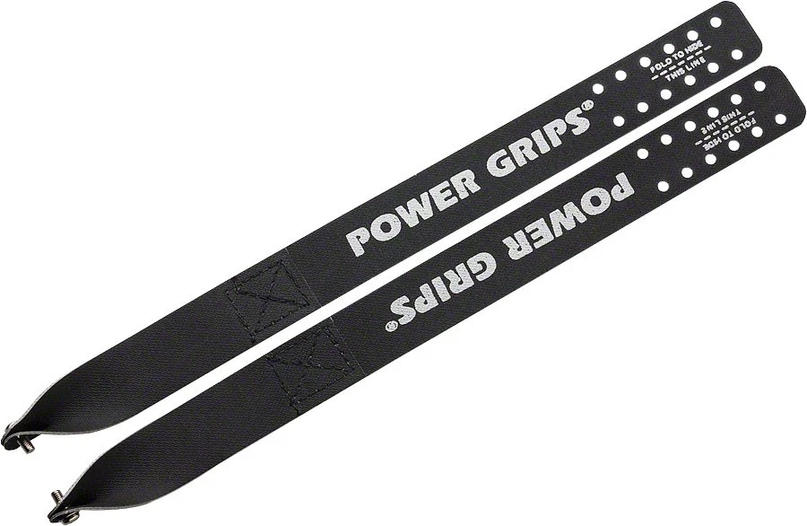 Power Grips Fixie Straps (375mm) with Hardware, Black - Image 1 of 1