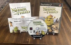 Variante de boleto de película Shrek the Third PlayStation 2 manual completo probado en caja original - Imagen 1 de 3