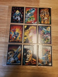 Juego completo de 2 cartas coleccionables Ghost Rider 1992 1-80 + 10 cartas que brillan en la oscuridad - Imagen 1 de 12