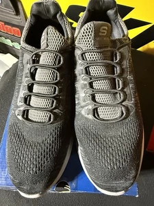 Skechers slip-in uomo memory foam fondo e tacco vestibilità classica air cool taglia 13 - Foto 1 di 5