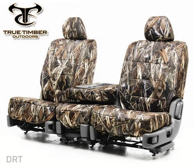 FUNDAS DE ASIENTO CAMUFLADAS DELANTERAS Y TRASERAS AJUSTE PERSONALIZADO para Ford F-150 2015-2020 doble Foto 1 de 3