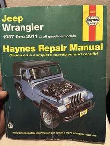 Haynes Repair Manual 50030 ~ Jeep Wrangler 1987 thru 2011 ~ - Bild 1 von 1