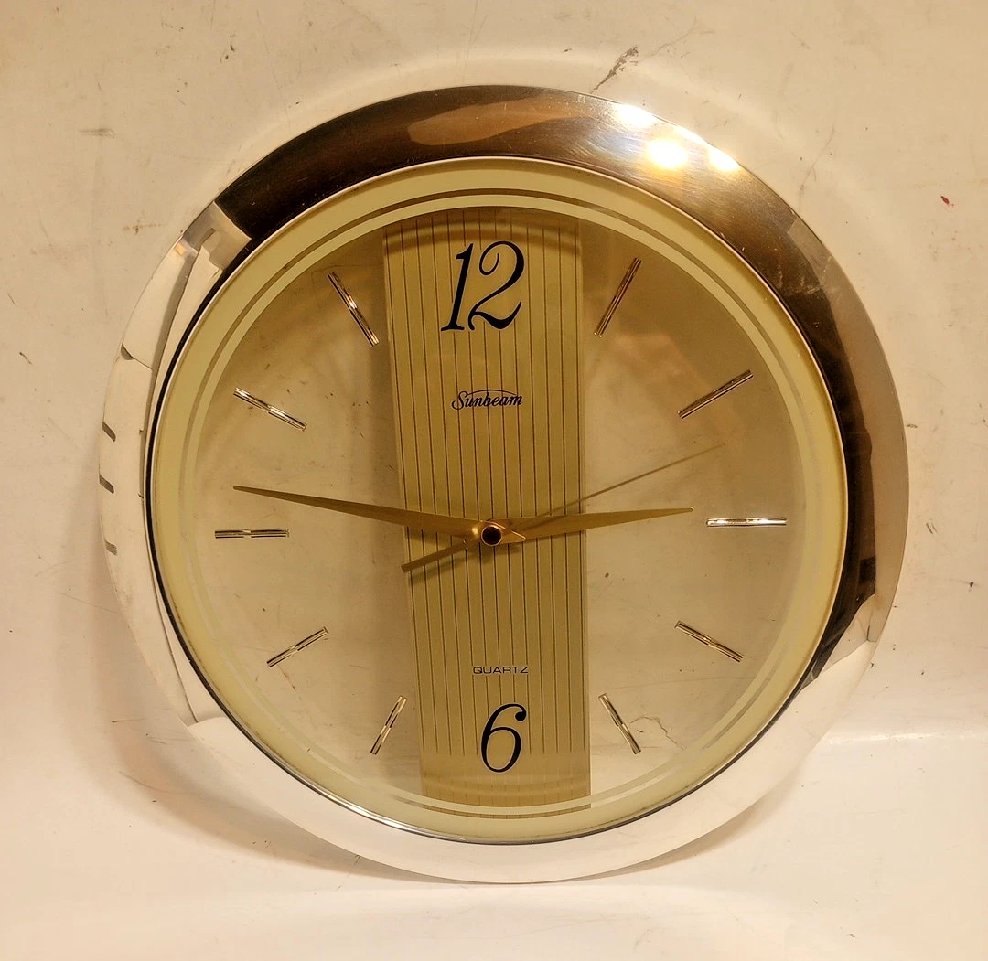 ☆ヴィンテージ☆Sunbeam社製☆ウォール クロック☆【送料込み】 ☆ヴィンテージ☆Sunbeam社製☆ウォール クロック☆【送料込み】