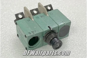 Disyuntor trifásico para avión Klixon 3A 6TC14-3, 6TC14-3-SR593, - Imagen 1 de 2