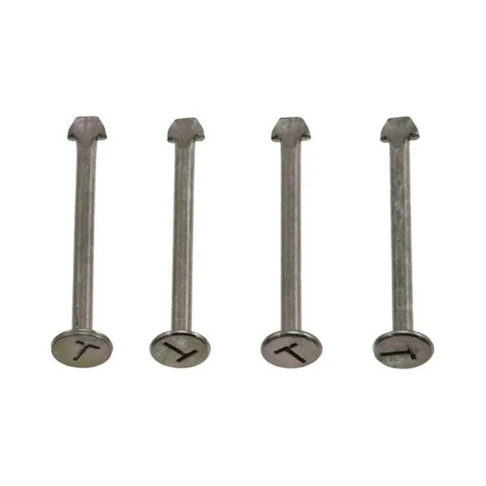 Pin de sujeción de resorte de freno para Buick Park Avenue 1991 | 4 piezas | Acero amarillo Foto 1 de 4