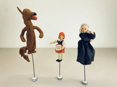 Muñecas BAPS de colección Bartel Von Arps teatro de marionetas Caperucita Roja Foto 1 de 4