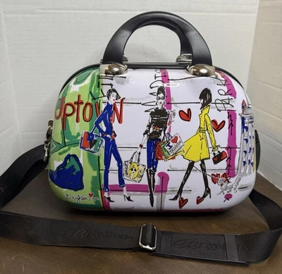 Estuche rígido cosmético Brighton Jetsetter bolsa de maquillaje de viaje—nunca usada Foto 1 de 4