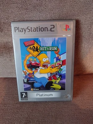 The Simpsons: Hit & Run playstation 2 platinum case and manual only No Game - Image 1 of 4