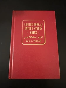1978 Guide Book of United States Coins With Illustrations 31th Edition 25A2958 - Picture 1 of 1