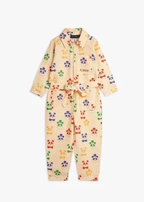 Mini Rodini Panda Woven Jumpsuit Sz 110 4-5y BNWT UNISEX FREE AU SHIPPING  - Bild 1 von 4