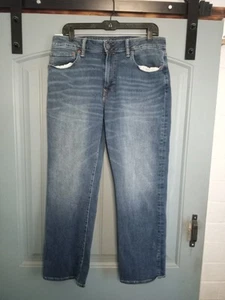 Jeans American Eagle Para Hombre 34x30 Azul Original Recto Siguiente Nivel Flex Denim - Imagen 1 de 3