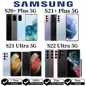 NEW SAMSUNG GALAXY S22 ULTRA/S21 ULTRA/S21+ /S20+ Plus 128/256/512GB Unlocked - Picture 1 of 16